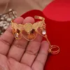 Armreif Gold Farbe Münze Armreifen für Kind Kinder Dubai Armband Äthiopisches Baby Islamischer afrikanischer Schmuck Arabischer Naher Osten284t