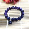 Beaded Strands Beadztalk Amethysts Purple Crystal Bead Charm Bracelet Faceted Round Stone 12 Mm Bangle For Her Gift Trendy Style Trum22