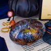 Lava dragão ovo de sonho de sonho de cristal resina transparente ovo de dragão requintado e exclusivo handsculpted Firebag dragon souvenir desktop o9957800