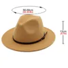 Boinas 2021 UNISSISEX Homens Mulheres 18 Cores Fedora Hat com cinto Brim Viagens ao ar livre adulto grande tamanho 56-60cm