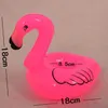 Mini Flamingo Pool Float Drink Holder Can Inflatable Floating Swimming Pool Bathing Beach Party Kid Toys FY7212