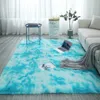 Carpets Tapis gris Dying Dyeing Plux doux pour le salon Chambre de sol anti-aslip