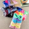 50 sztuk / worek Dziewczyny Solidne Kolor Big Guma Band Holder Ponytail Gum Headwear Elastyczne Zespoły Włosów Koreański Dziewczyna Akcesoria Do Włosów Ozdoby