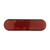 2pcs 12V LED Side Reflector Rear Brake Light Motorcycle Scooter Trailer Universal - Yellow