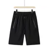 casual pants ice mesh Capris men's half length middle air conditioning shorts Jogging Gym Shorts 210713
