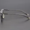 Mode Zonnebril Frames Retro Japanse Handgemaakte Pure Titanium Brillen Dames Acetaat Myopia Eyewear Frame Prescription Optical Computer