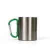 カラビナの二重壁の携帯用屋外の飲みのカップステンレス鋼の水のびんの多色卸売A02と昇華するコーヒーマグカップ