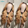 Highlight Perücke Menschliches Haar Körper Welle Spitze Front Perücken Honig Blonde Braun Farbige T1B 27 Ombre Verschluss Für Frauen remy