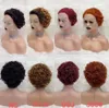 Pixie Cut Wig Short Curly Lace Frontal Bob Human Hair Wigs Pre Plucked With Natural Hairline