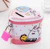 Cartoon Animals Money Box Tinplate Heart Shaped Piggy Bank With Lock Coin Collection For Kids Prizes SN5464