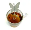 Newsilicone Butterfly Design Tea Strainer Loose Teas Leaf Maker Bag Strainer Kaffe Infuser Filter Verktyg Kokorful EWF7554