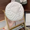 Topkwaliteit dames avondtas portemonnee klassieke luxe designer handtas PU lederen ronde mode schoudertassen originele doos