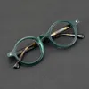 Fashion Sunglasses Frames High Quality Acetate Vintage Round Optical Prescription Glasses For Men Women's Myopia Eyeglasses Frame Retro Read