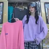 Women's Hoodies & Sweatshirts Women Of Autumn Clothing Korean Style Letters Loose Thin Round