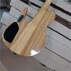 Guitare basse électrique à 5 cordes avec incrustation de papillon, corps traversant, avec matériel noir, touche en érable, peut être personnalisée