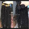 Wefts 30 32 34 36 38 40 -дюймовая глубокая волна бразильские человеческие наращивания 1 шт.