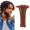 Luxnovolex Dreadlocks Menselijk Hair Extensions 30 Strengen 30 Kleur 0.6 cm Diameter Breedte Onverwerkte Maagd Volledig Handgemaakt permanent kan worden geverfd en gebleekt