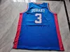 Chen37 rare Basketball Jersey Men Youth women Vintage Mens McDonalds All American #3 Kevin Durant Size S-5XL custom any name or number