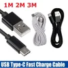 Cavo micro USB USB C tipo c 2A di ricarica rapida 1M 2M 3M per Samsung S20 Note10 S10 Moto LG One Plus S1