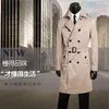 Herren Trenchcoats Winter Windjacke Männer Lange Große Yards Kultivieren Moral Hübscher Britischer Windmantel Cs Geschäfts- Und Freizeitreisende