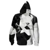 DIY Hoodies anpassade 3D Digital Printing Casual Sports dragkedja Långärmad tröja för män och kvinnor anpassade tröjor plus storlek xxxxxl