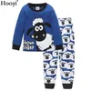 Bébé Garçons Pyjamas Costumes Coton Enfants pijama Garçon T-shirts Pantalons Enfants pyjama Chemise De Nuit T-Shirt Pantalon Vêtements De Nuit 2-7Y 210413