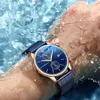 Horloge CrRju Mannen Luxe Casual Quartz Horloges met Blauwe Handen Sport Chronograph Klok Roestvrij stalen Polshorloges voor Male X0625