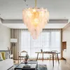Moderne Glasklingen-Kronleuchter, neue Leuchten-Hängelampen für Wohnzimmer, Schlafzimmer, Kunst-Heimbeleuchtung