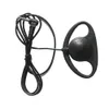 D-form Lyssna-Endast Headset Earpiece Earphone Mic för Motorola Tvåvägsradio HT1000 MTS2000 XPR6300 XPR6350 XPR6500 XPR6550