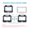 Dubbel din bilradio Fascia för 2010+ Kia Sportage Stereo Interface Audio Fitting Adapter Trim Panel Kit Frame Dash Panel