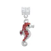 Pasuje Pandora Bransoletki 20 SZTUK Sea Horse Hippocampus Kryształ Wisiorek Charms Koraliki Silver Charms Koralik Dla Kobiet DIY Europejskiej Naszyjnik Biżuteria