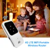 4G Roteador Sem Fio Móvel Broadband Portátil Wi-Fi Compartilhamento de Carro de Cartão Slot Slot LTE Mifi Hotspot Modem 100Mbps