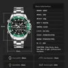 Wristwatches Military 3 Time Display Dual Movement Sport Watches Mens Stopwatch Date Alarm Clock Wristwatch Relogio Masculino SKME263q