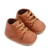 Baby Shoes Girl Boy PU Leather Rubber Soft-sole Non-slip Infant Toddler First Walkers Moccasins 0-18 Month