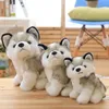 Bonecas de pelúcia para crianças, cachorro Husky, boneca de pelúcia, brinquedos para crianças, presente de Natal