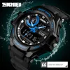 SKMEI marque 1357 double affichage montre numérique militaire analogique Quartz montre de sport étanche horloge Relogio Masculino G1022