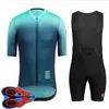 Mens Rapha Team Fietsen Jersey Bib Shorts Set Racing Fietskleding Maillot Ciclismo Zomer Sneldrogende MTB Bike Kleding Sportkleding Y21041032