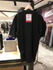 2021SS Tasarımcı Erkek Kadın Streetwear Ağır Kumaş T-shirt Yüksek Kalite Boy Üst Tees Işlemeli Tee