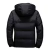 À la mode Élégant Manteau D'hiver Veste Hommes Qualité Thermique Épais Manteau Parka Mâle Chaud Outwear Vers Le Bas Veste Manteau Cadeau De Noël Hommes G1108