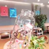 1000ml Big Capacity Glass Water Drinking Bottles For Kid Girls BPA Free Creative Bottle School Travel Mug Coffee Tea Cup 211122