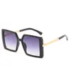 النظارات الشمسية 2021 العلامة التجارية خمر Sqaue النساء الرجال الرجعية إطارات كبيرة نظارات شمسية الظل النظارات الفاخرة المتضخم مصمم Uv400 سيدة