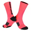 Men's elite socks trend adult medium long basketball socks youth thick towel bottom sweat absorbing breathable professional player sports socking women