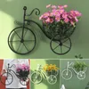 Bicycle Flower Panier mural Art Mur Moup de suspension suspendue Rack d'art uniques ornements classiques style rétro pour décoration de maison Y09105157346