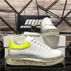 Topkwaliteit paren mode mannen dames ontwerpers schoenen heren lederen veter platform oversized sole sneakers witte zwarte casual trainer sneaker met doos