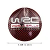 Universal 4PCS 5.6cm For WRC Logo Car Wheel Center Hub Caps Badge Emblem Sticker for Mercedes W205 Kia Optima K5 Audi A3 Subaru