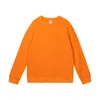 top Hommes Sweat à capuche Col rond Léger Couleur unie Sweat-shirt Mode Imprimé Pull à capuche orange Street Style Hommes Femmes Sportswear Taille M-XXXL mode