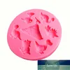 7 Holes Multi Dinosaur Shaped Silicone Chocolate Cookies Cake Mold Silicone Soap Candy Fondant Chocolate Kitchen Mould