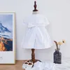 2 sztuk Baby Girl Smocking Sukienki Dla Toddler Handmade Smocked Smoking Frock Niemowlę Haft Dress Dzieci Boutique Hiszpański Odzież 210615