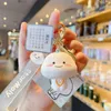 New Cute Funny Well-behaved Baby Buddha Series Key Chain Cartoon Car Bag Pendant Keychain Charm Gift Keyring for Couple Kid Toys G1019
