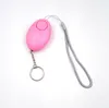 5 Colors 120db Egg Shape Self Defense Alarm Keychain Girl Women Security Protect Alert Personal Safety Scream Loud Keychains Alarms System